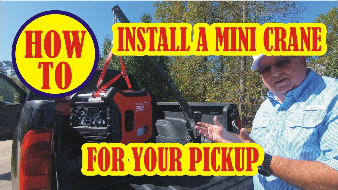 How to Install a Pickup Truck Mini Crane