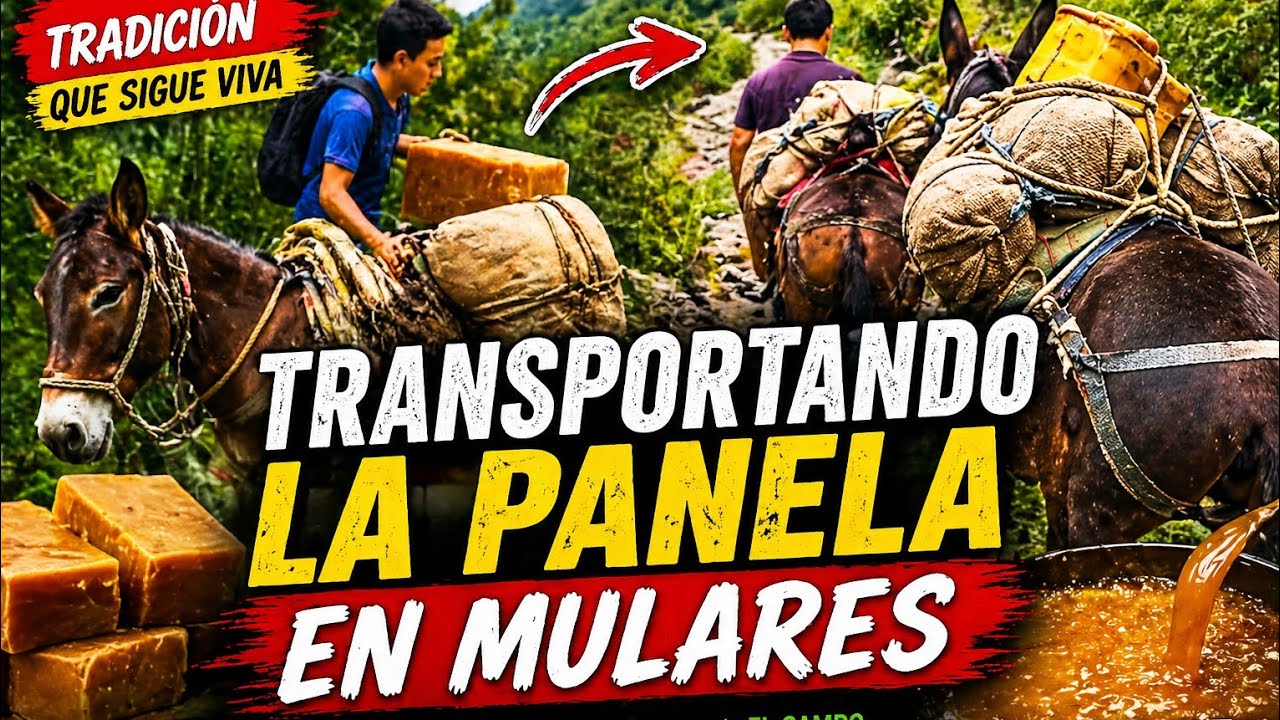 TRANSPORTANDO LA PANELA EN MULARES// KEVIN STALIN