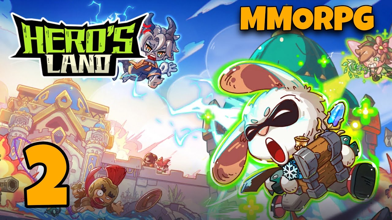 HERO'S LAND mobile gameplay   walkthrough part2 Open World PvPvE MMORPG   android iOS