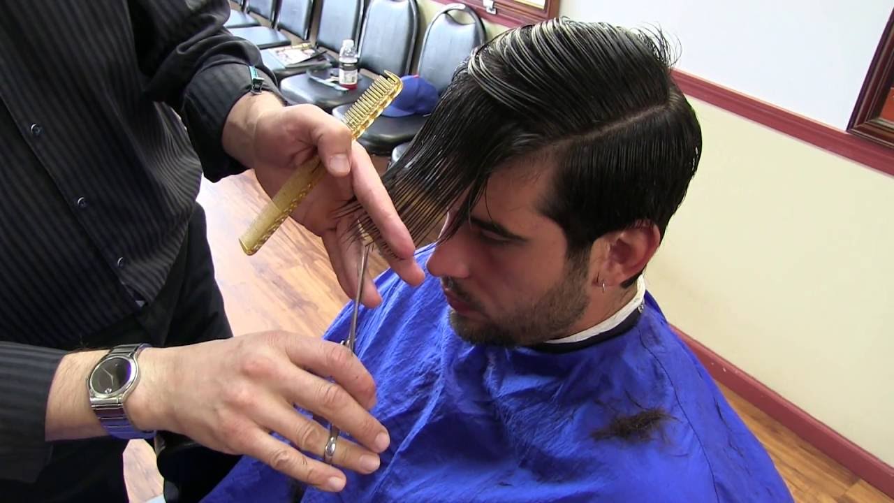 How to do a Razor Cut with Pompadour Step by Step