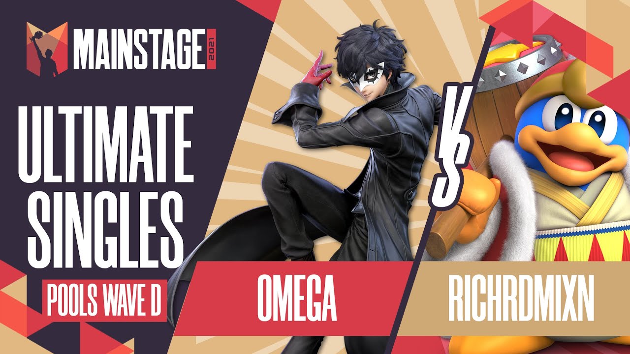 omega vs RichrdMixn - SSBU Singles: Pools Wave D - Mainstage 2021 | Joker vs King Dedede