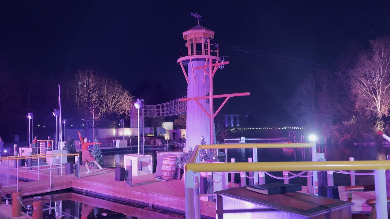 Holiday Harbour Lights Show | LEGOLAND Windsor at Christmas 2021 [4K]