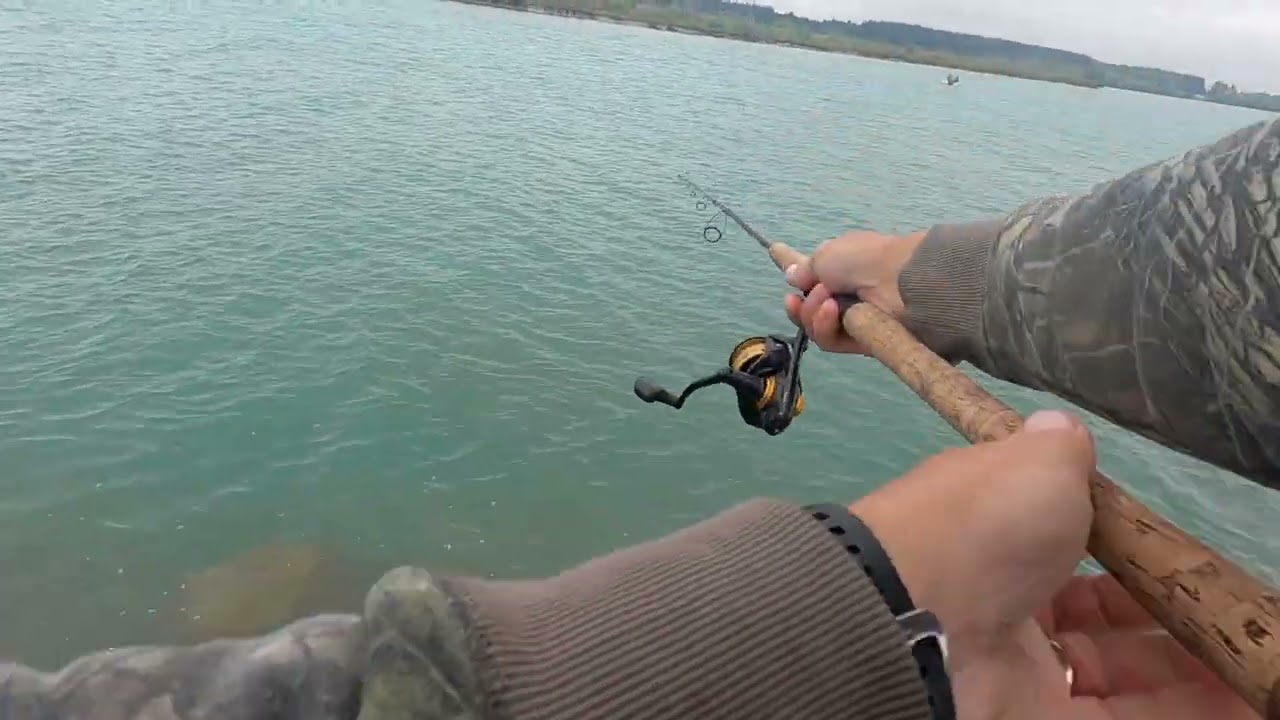 Kahawai Fishing at McIntosh Rocks Waimakariri - New Zealand