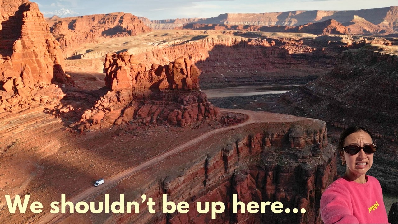 We Drove Schaefer Trail in a Ford Transit…  Potash Road to Shafer Trail in Canyonlands National Park