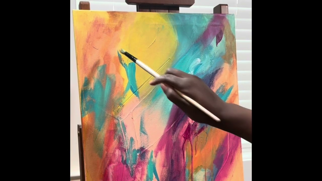 &ldquo;Bright New Beginning&rdquo; Abstract- Part 1 #identity #purpose #peace #joy #beauty #art #happiness