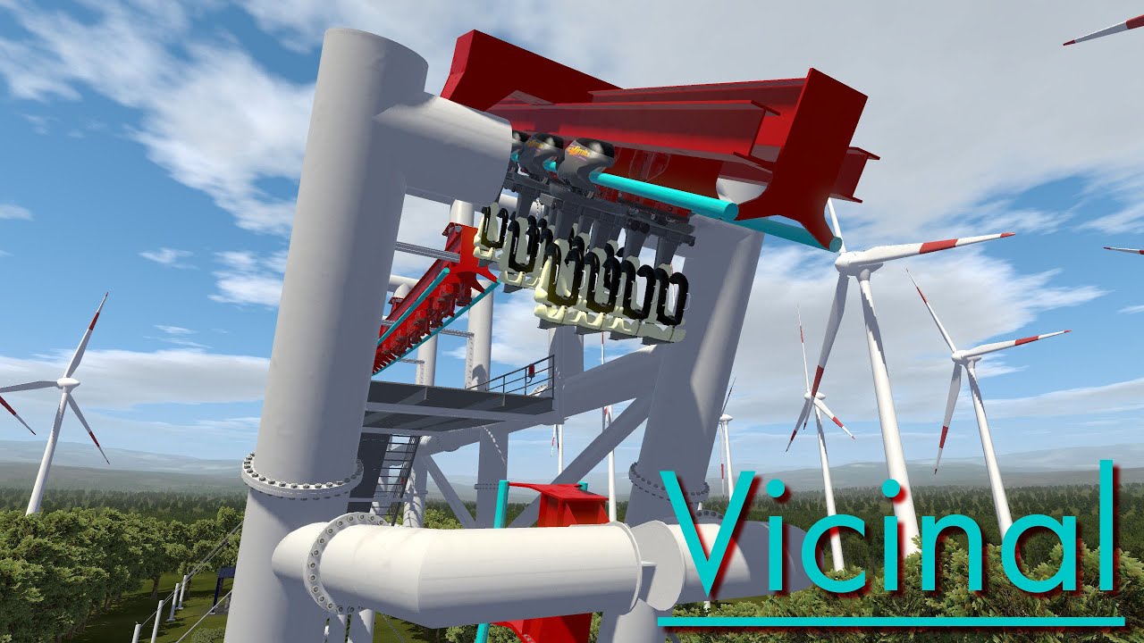 No Limits 2 Coaster - Vicinal - Inverted Heartline Coaster