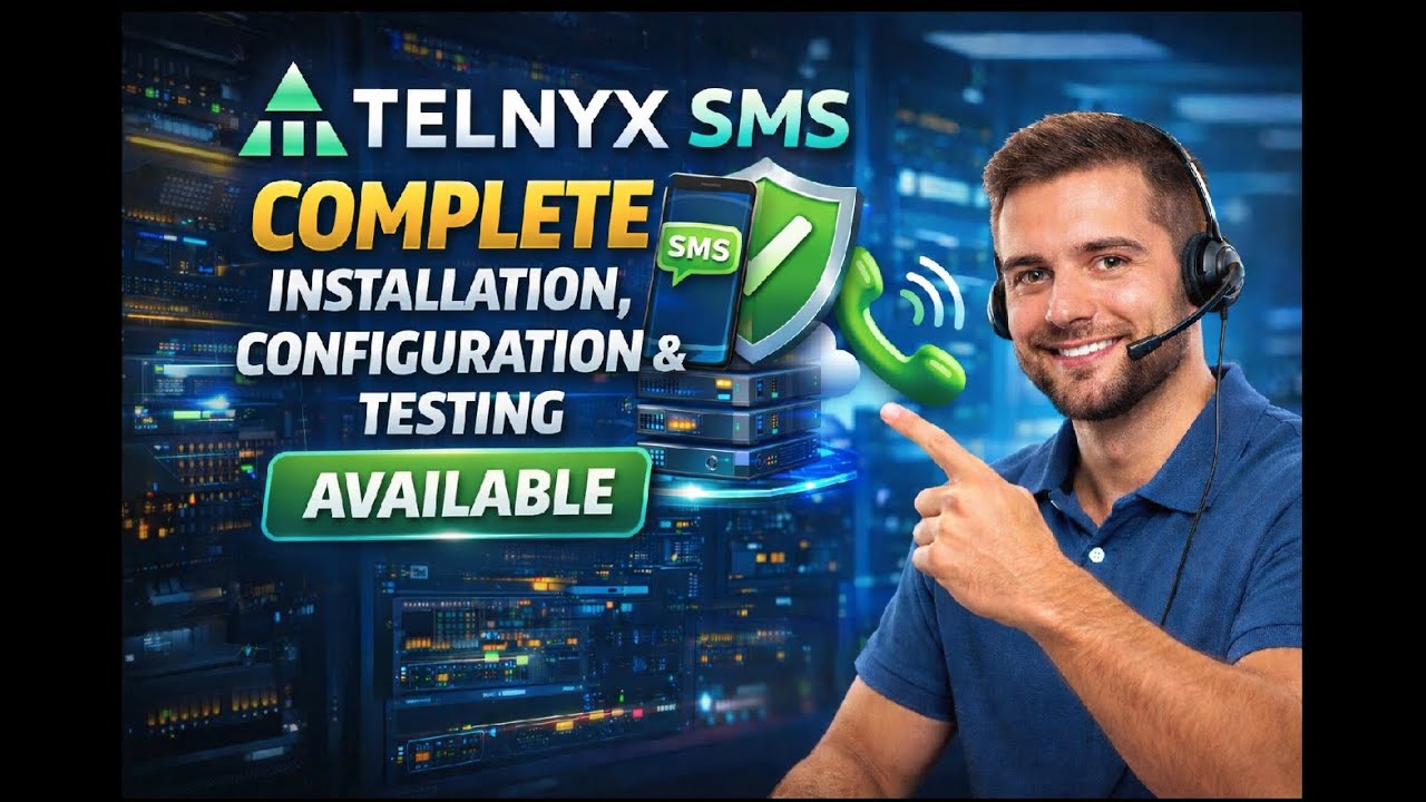 Telnyx SMS Complete Installation, Configuration & Testing Available