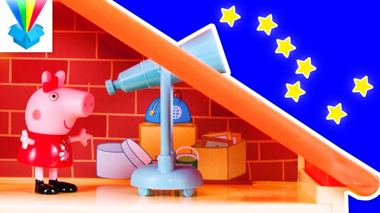 Kicsomi - 🦄 Kiki 🦄: 🎁 Peppa 4 emeletes házikó fény és hanggal