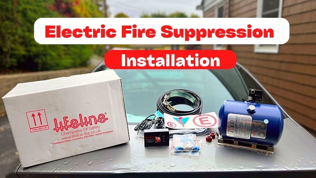 Lifeline Zero 2020 ABF Fire Suppression Electric System installation - E46 BMW