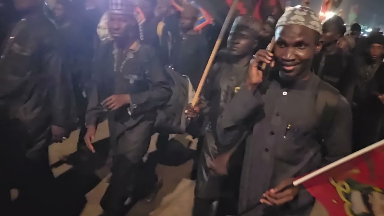 موكب إفريقيا من النجف الى كربلاء سيرا على الاقدام ١٤٤٧ 