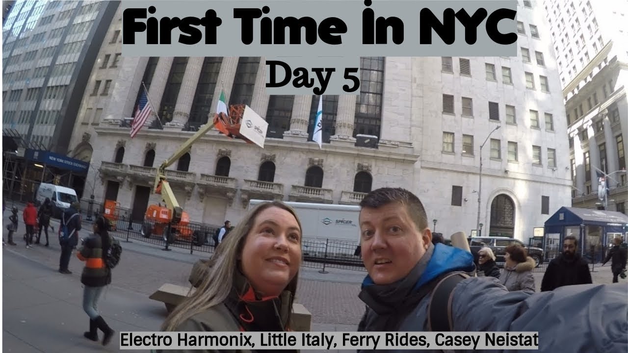 First Time in NYC - Day 5 - Electro Harmonix, Ferry Rides, Little Italy, Casey Neistat