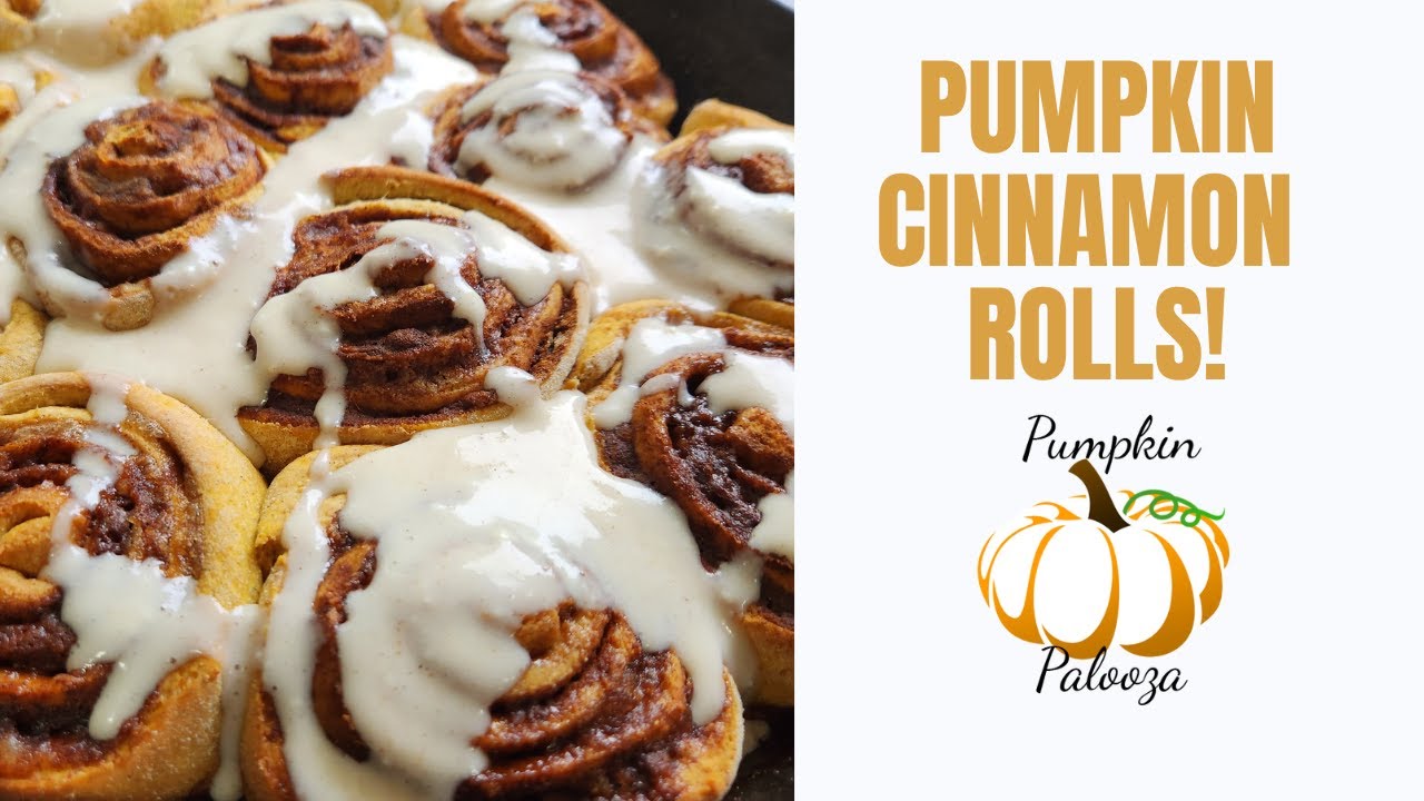 Pumpkin Cinnamon Rolls -Pumpkin Palooza