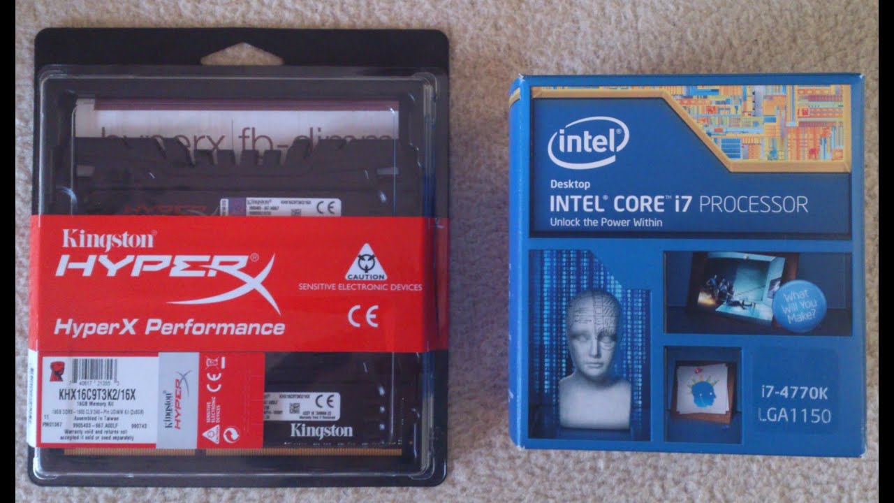 Intel Core i7 4770k Haswell + Kingston HyperX Beast 16GB Unboxing / Rozpakowanie PL #2
