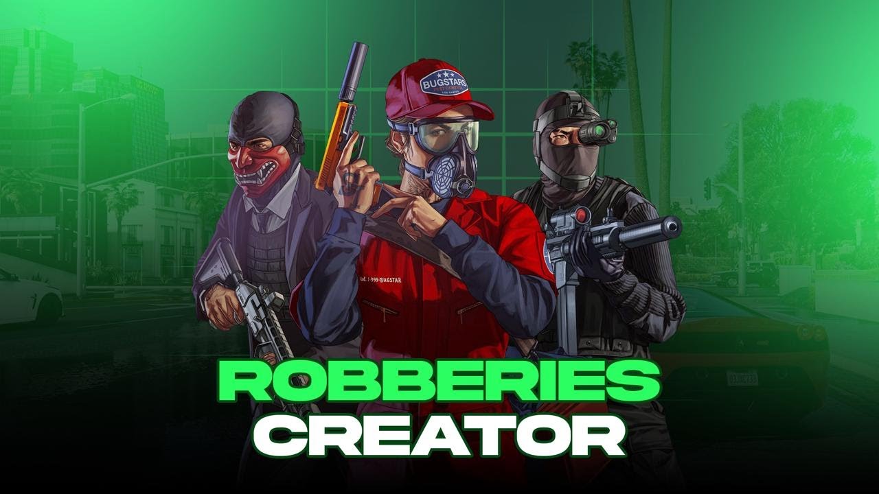 Robbery Creator | Banks, Stores, Houses, Custom Heists & Law-Response System