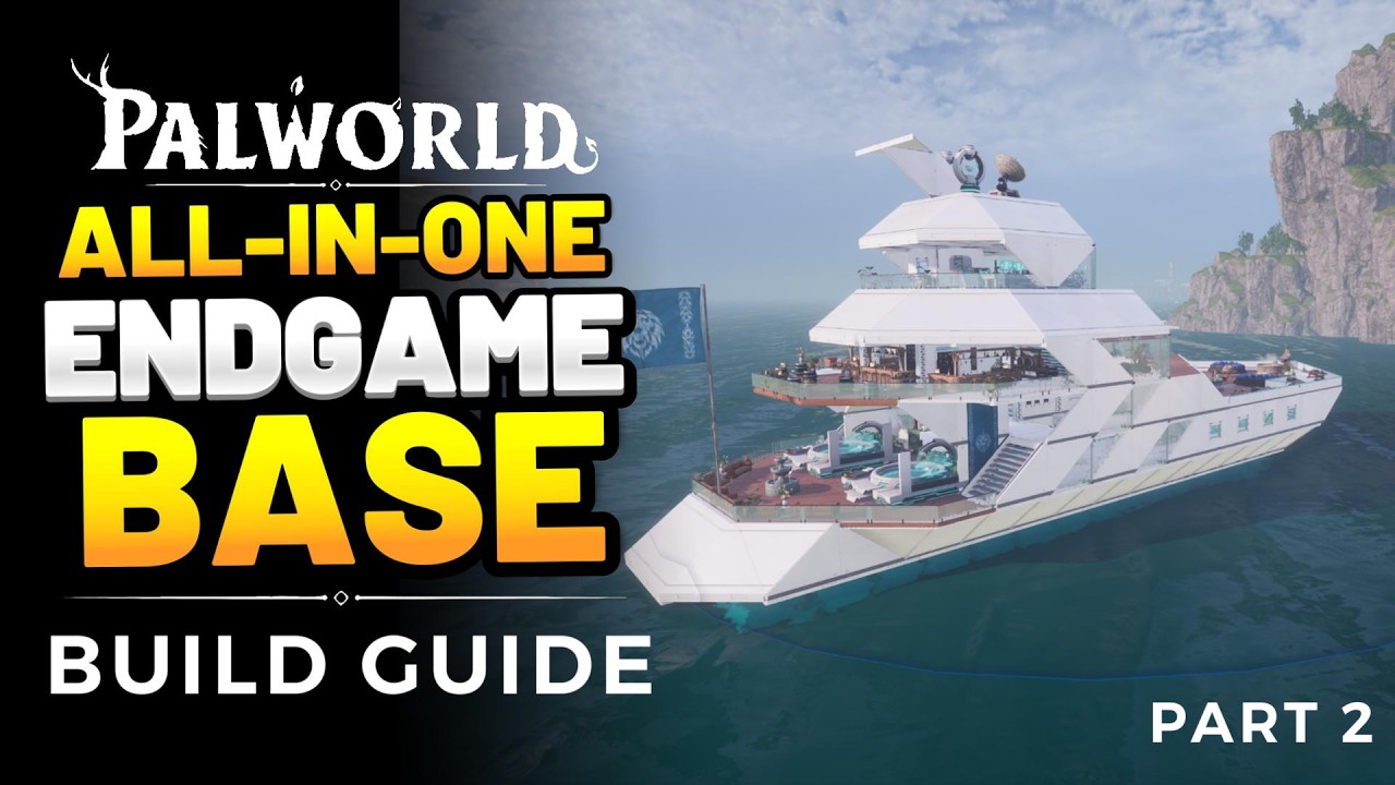 This Luxury Yacht is Actually a Fully Functional Endgame Base | Palworld Build Guide Part 2