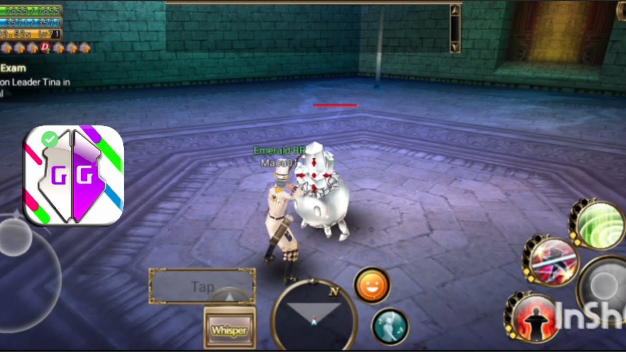 Aurcus Online chave de exp Sem Limite (GameGuardian)