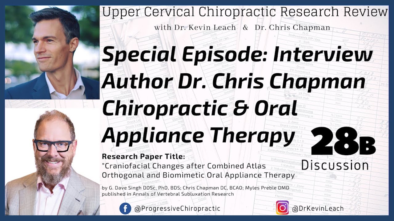 Dr. Chapman's work with U.C. and DNA Appliance | Upper Cervical Chiropractic Research Show | #028b