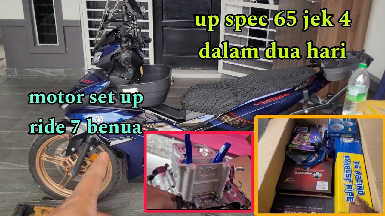 BENGKEL BERGERAK KE SHAH ALAM | Y15 UP SPEC 65 JEK 4 DALAM DUA HARI | SPEC JEKROD MODAL RM4K JE