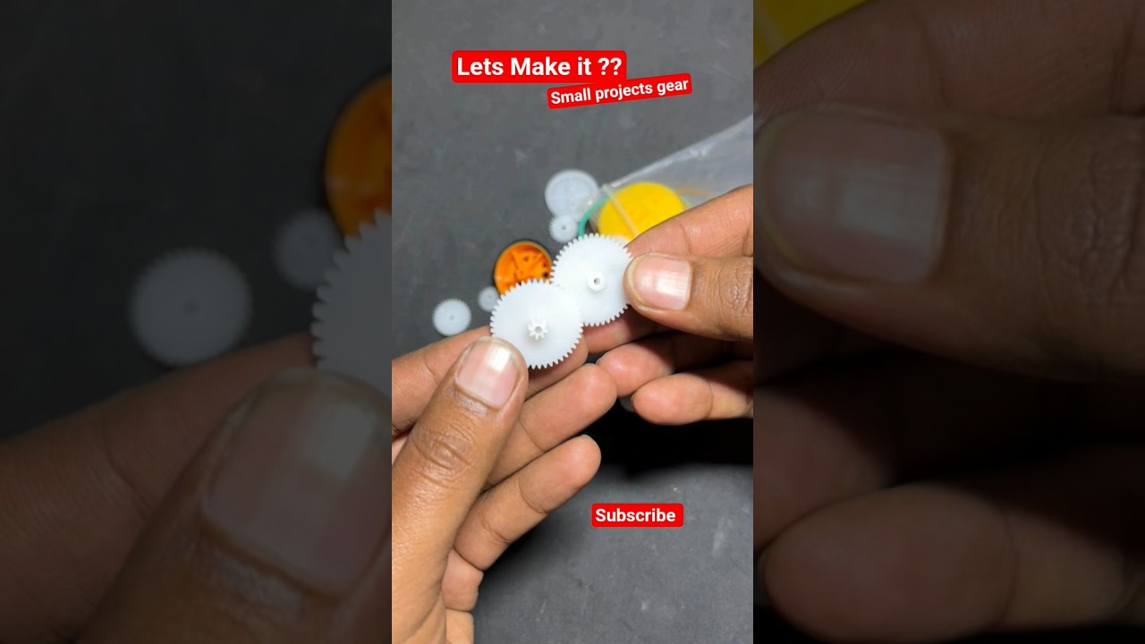 Making Some Projects With Small Gear Set | Plastic Gear Tools #gearmotor #project #shorts #diy