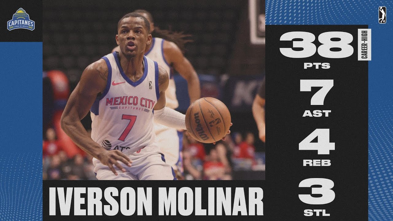 Iverson Molinar Goes Off For A Career-High 38 PTS vs. Long Island Nets!