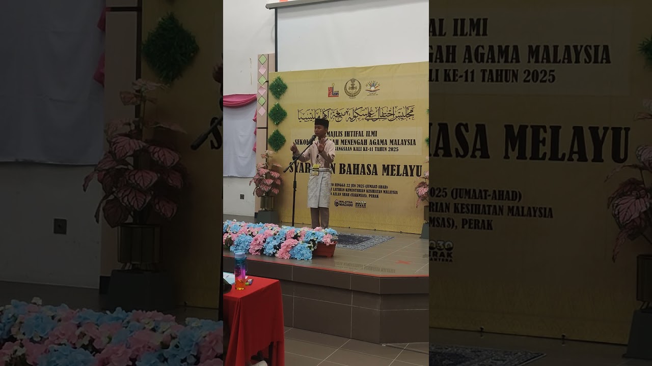Syarahan Bahasa Melayu MIISMAM 2025 di Perak [SELANGOR] Johan