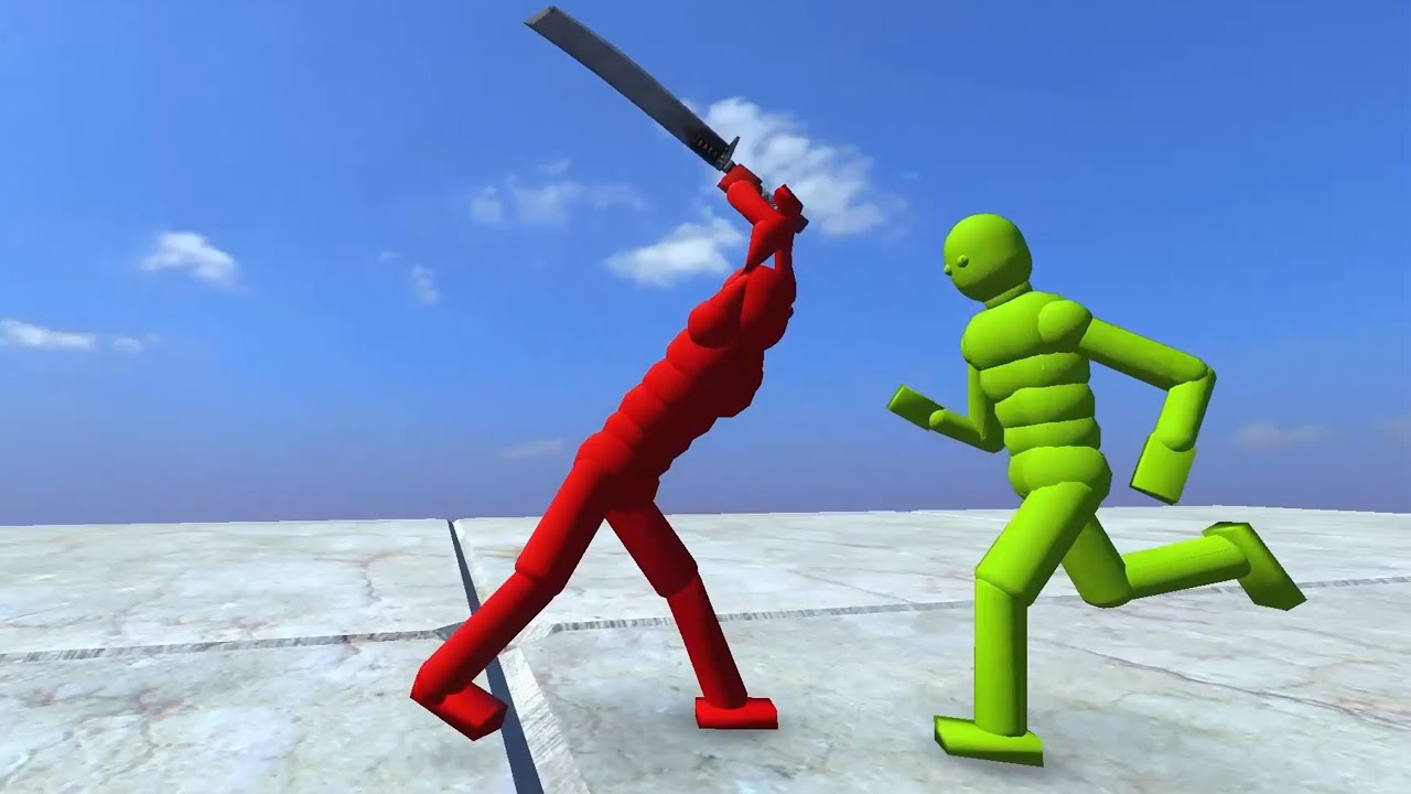 Dynamic NPCs Fight in a Battle Royale! with active ragdoll physics#12