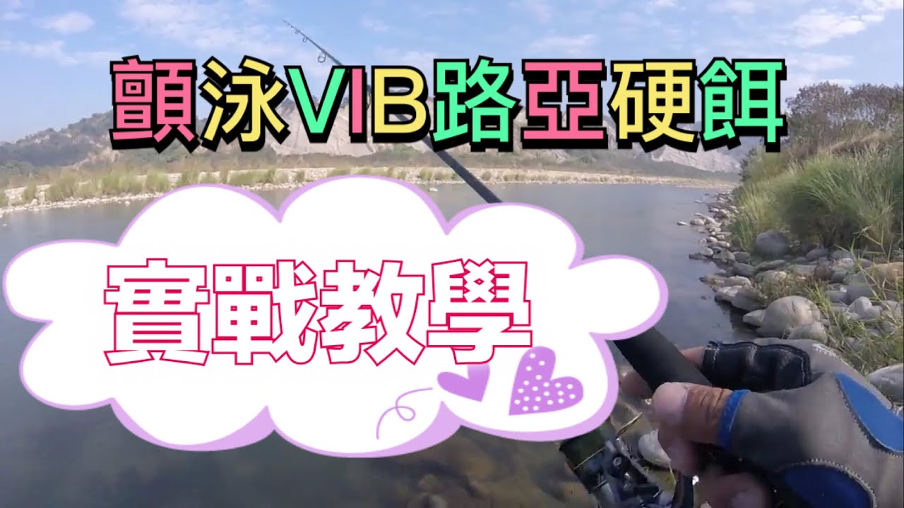 顫泳VIB路亞硬餌實戰教學[標點選擇 如何找魚 常用拋法與小技巧]@台中烏溪～Homas Lure Fishing