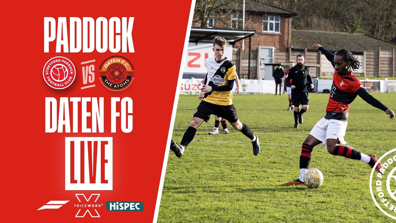LIVE | Daten vs Stretford Paddock | Cheshire League 1