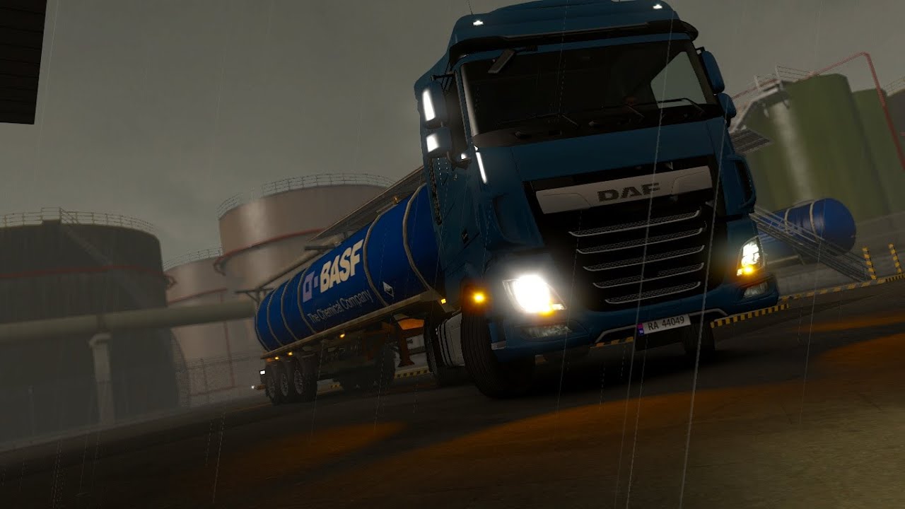 🔴Euro Truck Simulator 2 - Tempestade!!! ( Explorando o Mapa #25 )