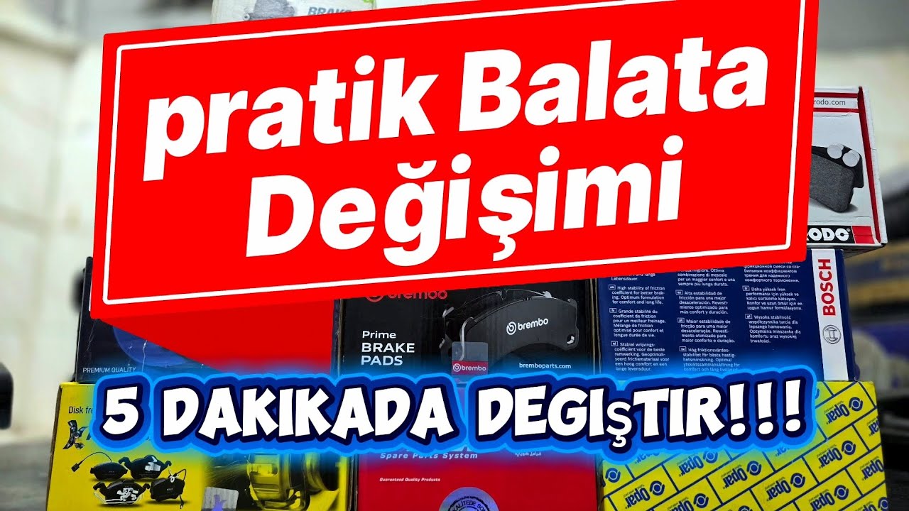 Basit Şekilde Balata Değişimi!!! #otomobil #automobile #tamir #mechanic #repair 