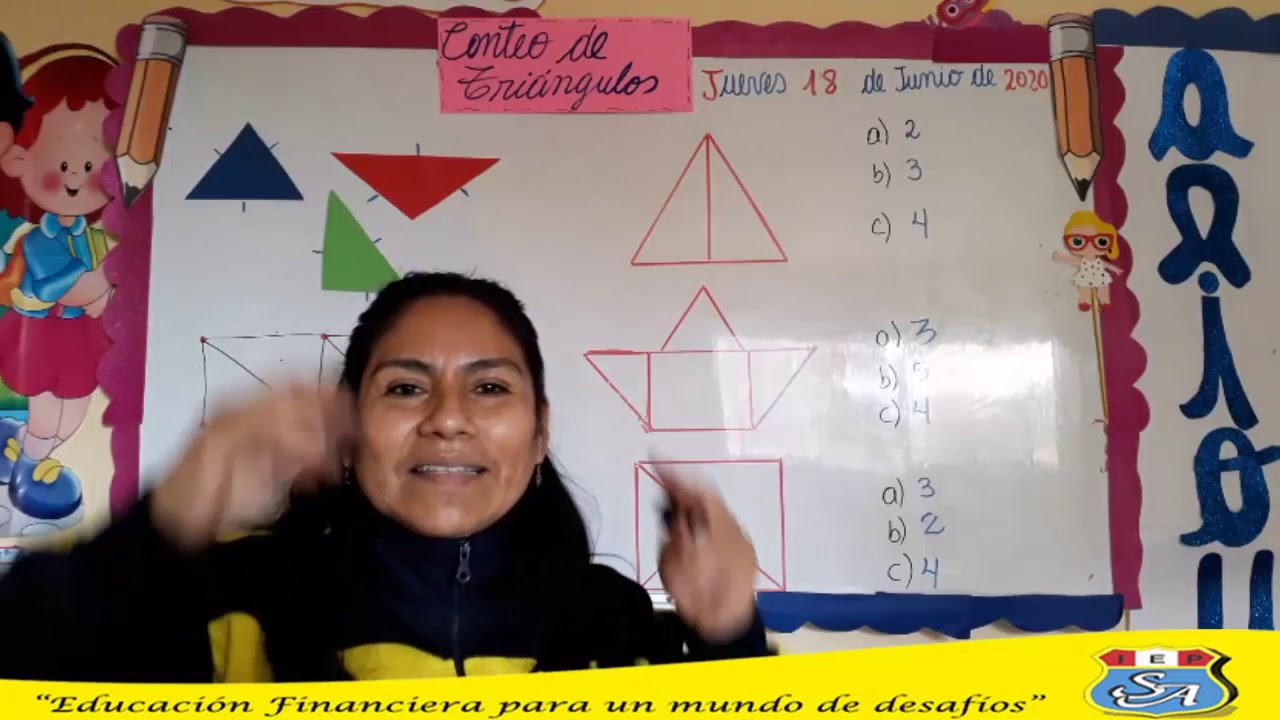 Conteo de triángulos 1er grado Miss Gladis