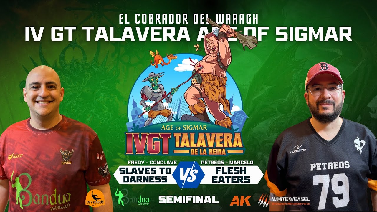 SEMIFINAL GT TALAVERA AGE OF SIGMAR. Slaves to Darkness (Fredy) VS Flesh Eaters (Marcelo)