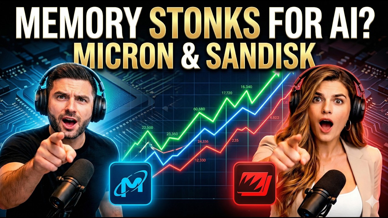 MEMORY STONKS FOR AI: MICRON vs SANDISK (The Real Bottleneck) | Stock Trade Pocast 2026