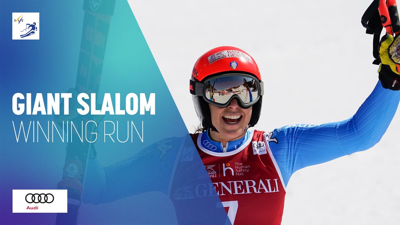 Federica Brignone (ITA) | Winner | Women's Giant Slalom | Courchevel/Meribel | FIS Alpine