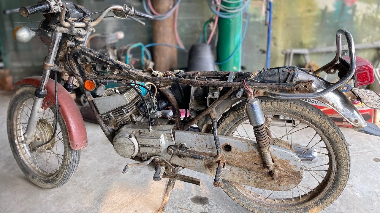 Yamaha Rx100 Restoration | Old Vintage Motorcycle Restoration | Repair & Restoration