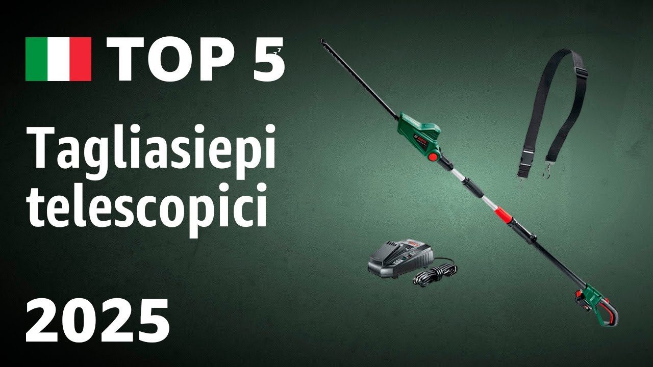 TOP—5. Migliori tagliasiepi telescopici 2025