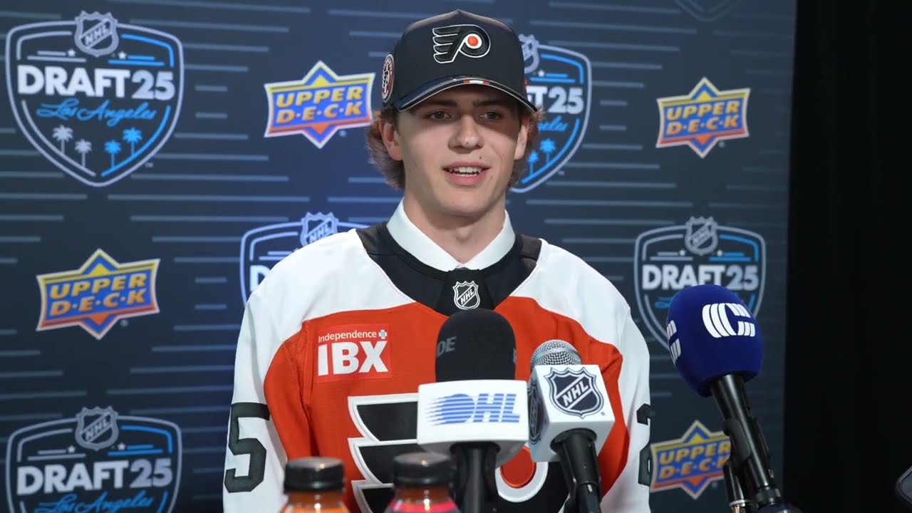 2025 NHL Draft Media Availability - Jack Nesbitt (12th Overall, Philadelphia Flyers)