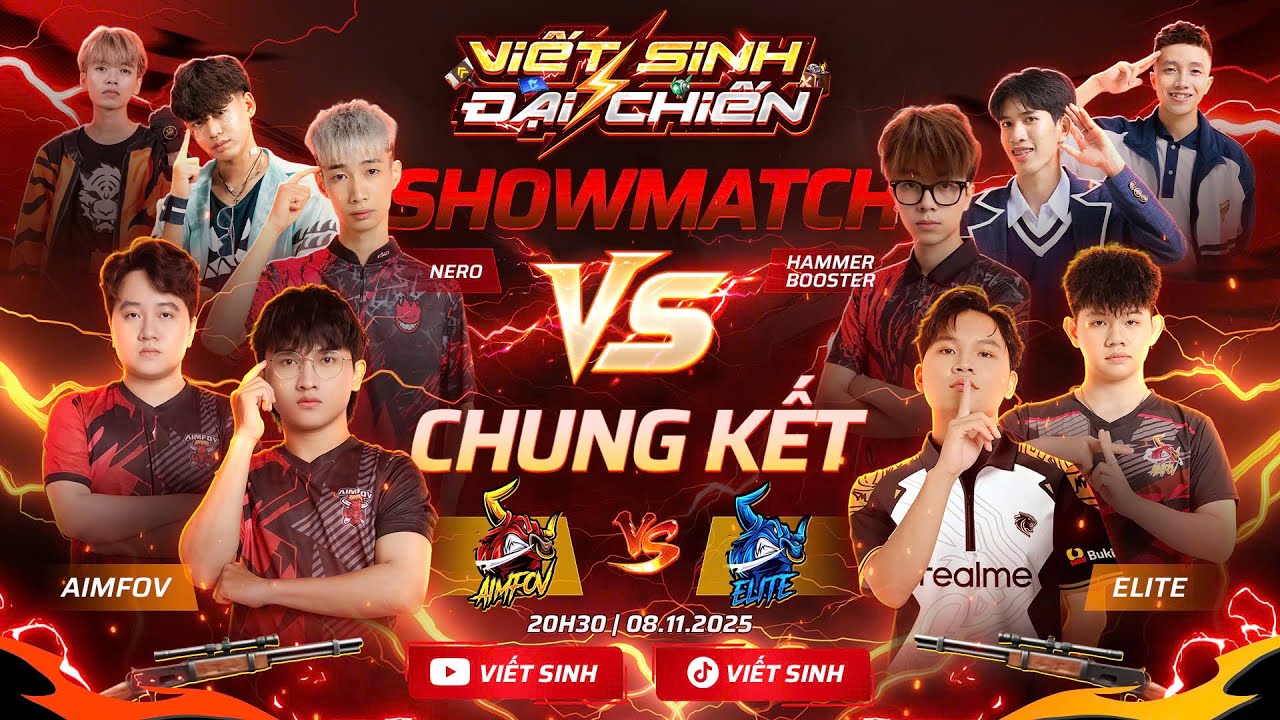 CHUNG KẾT VIẾT SINH ĐẠI CHIẾN : AIMFOV VS ELITE - AI L&Agrave; VUA TỬ CHIẾN
