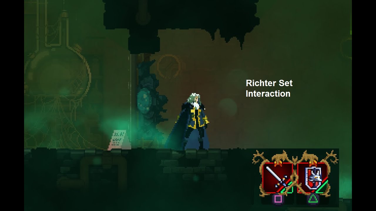 Dead Cells Castlevania DLC - Alucard's Sword and Shield Interaction