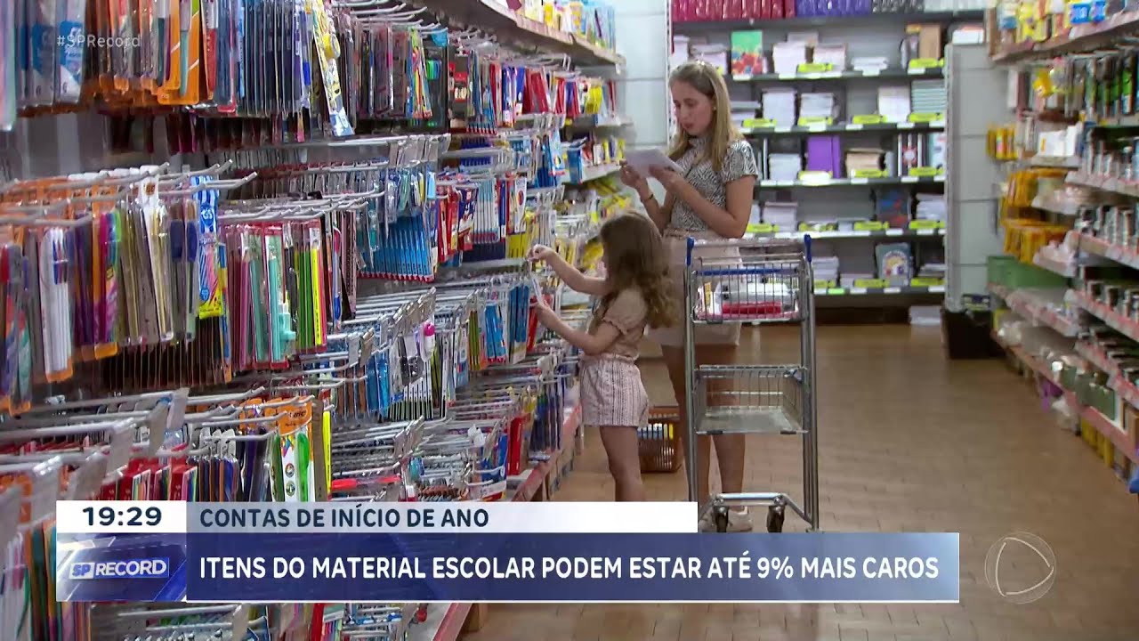 Itens de material escolar podem ficar até 9% mais caros em 2025