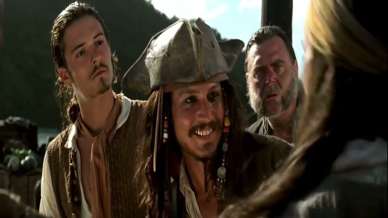 ¡Los Momentos Más Divertidos de Piratas del Caribe: La maldición del perla negra ! 😂