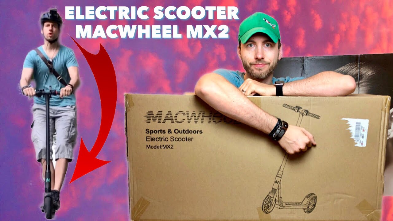 MACWHEEL MX2 Elektro Scooter mit 300 Watt E-Motor - Fahrspass mit holprigem Start - REVIEW