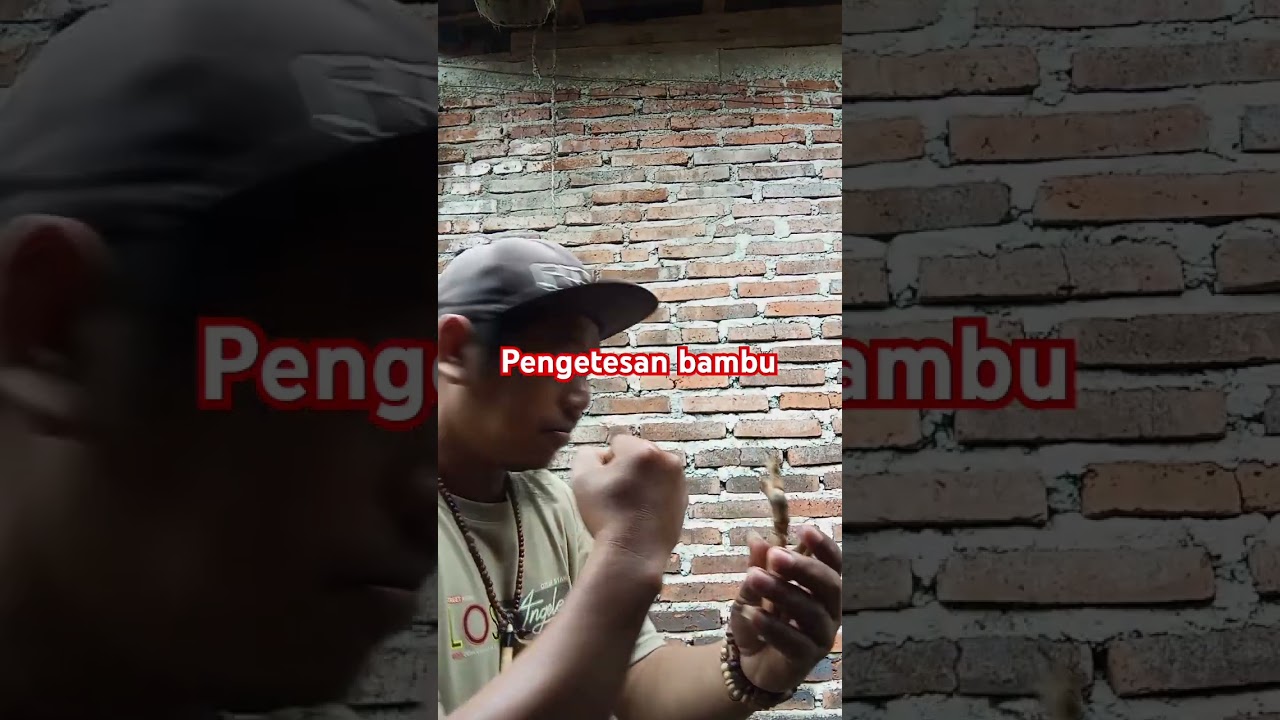 PENGETESAN BAMBU JALU #super