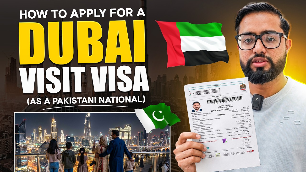 How to Apply Dubai Visit Visa from Pakistan | UAE Visit Visa Process, Requirements, Documents, Fees