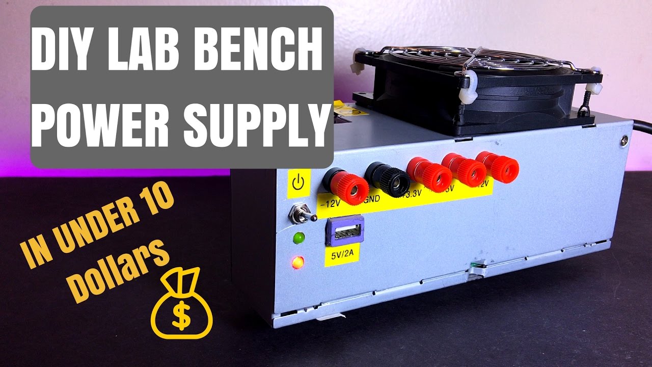 DIY Lab Bench Power Supply | Computer ATX Power Supply Conversion in under $10