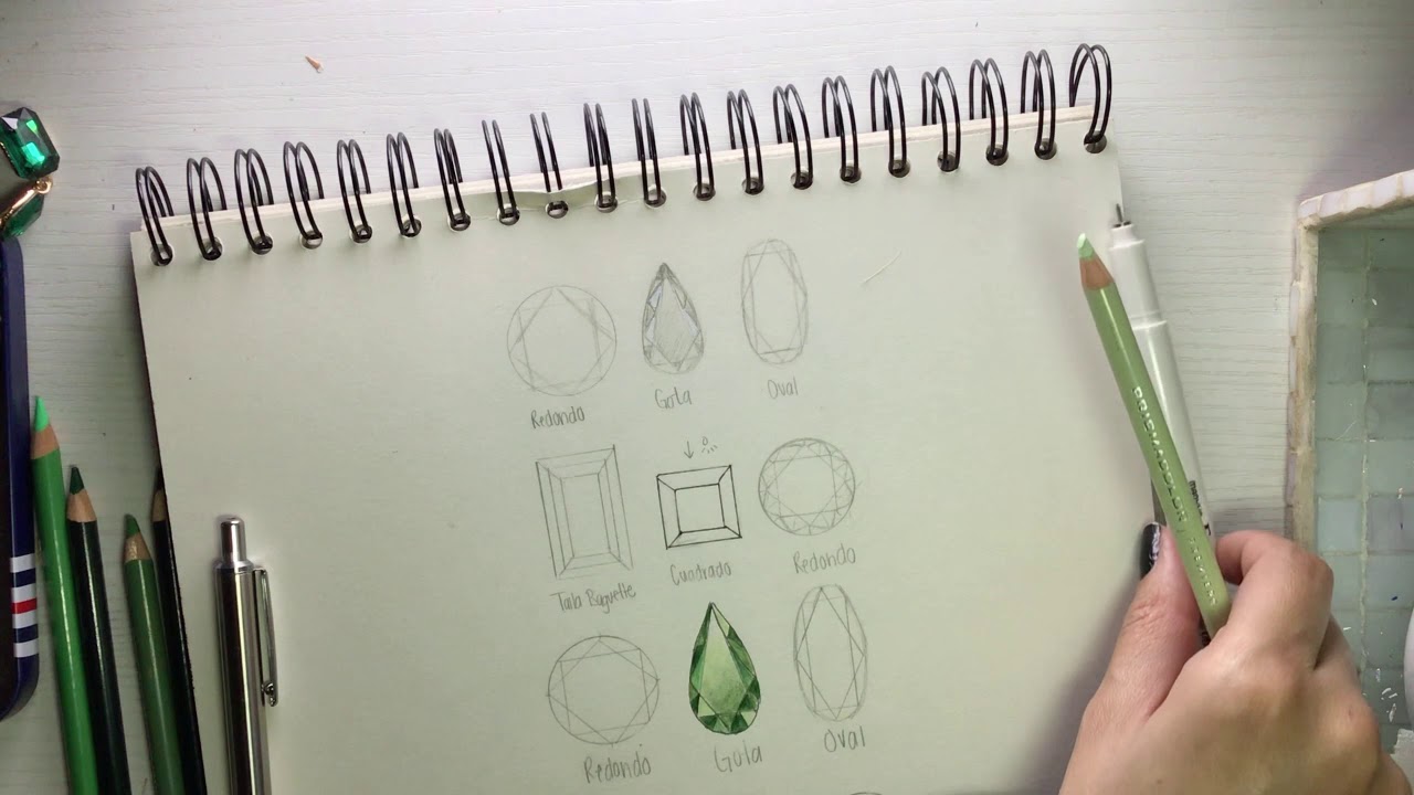 Diseño de Accesorios | Agregar color a las piedras preciosas
