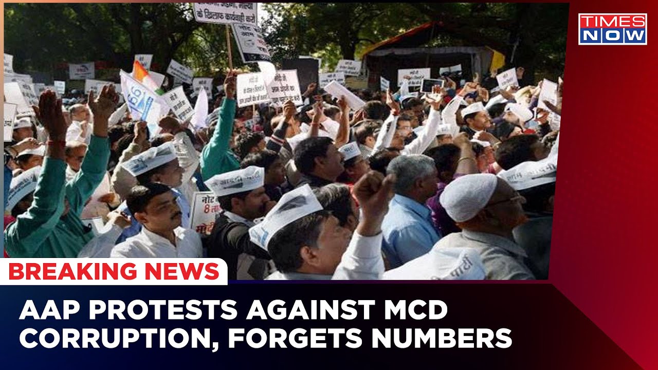AAP Alleges Massive Corruption In MCD, Protests To Demand CBI Probe | Latest News | English News