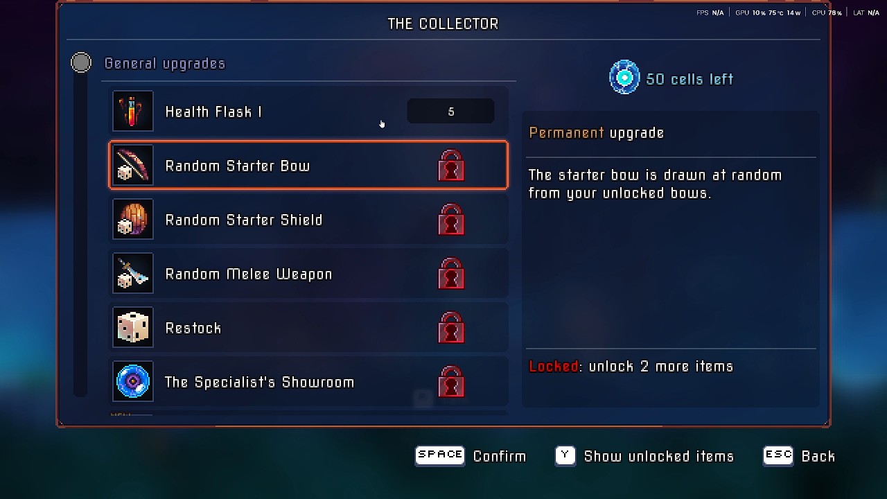 Dead Cells without unlocking a single item | Starting with 0BC
