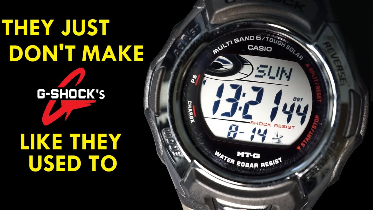 Older Casio G Shocks Are Better: MTG-M900 Solar Multiband 6 Digital Best Budget Watch