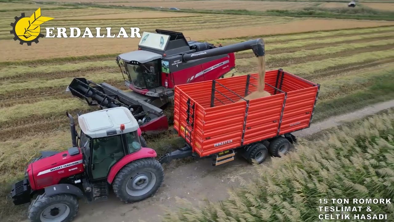 15 Ton Trailer Teslimat & Çeltik Hasadı (Erdallar)